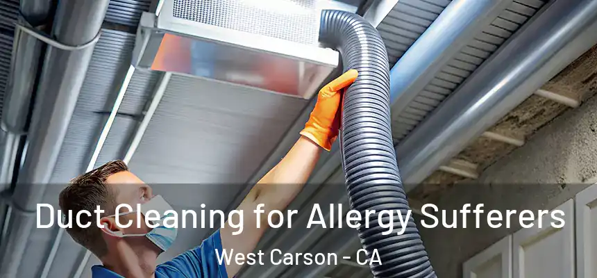  Duct Cleaning for Allergy Sufferers West Carson - CA